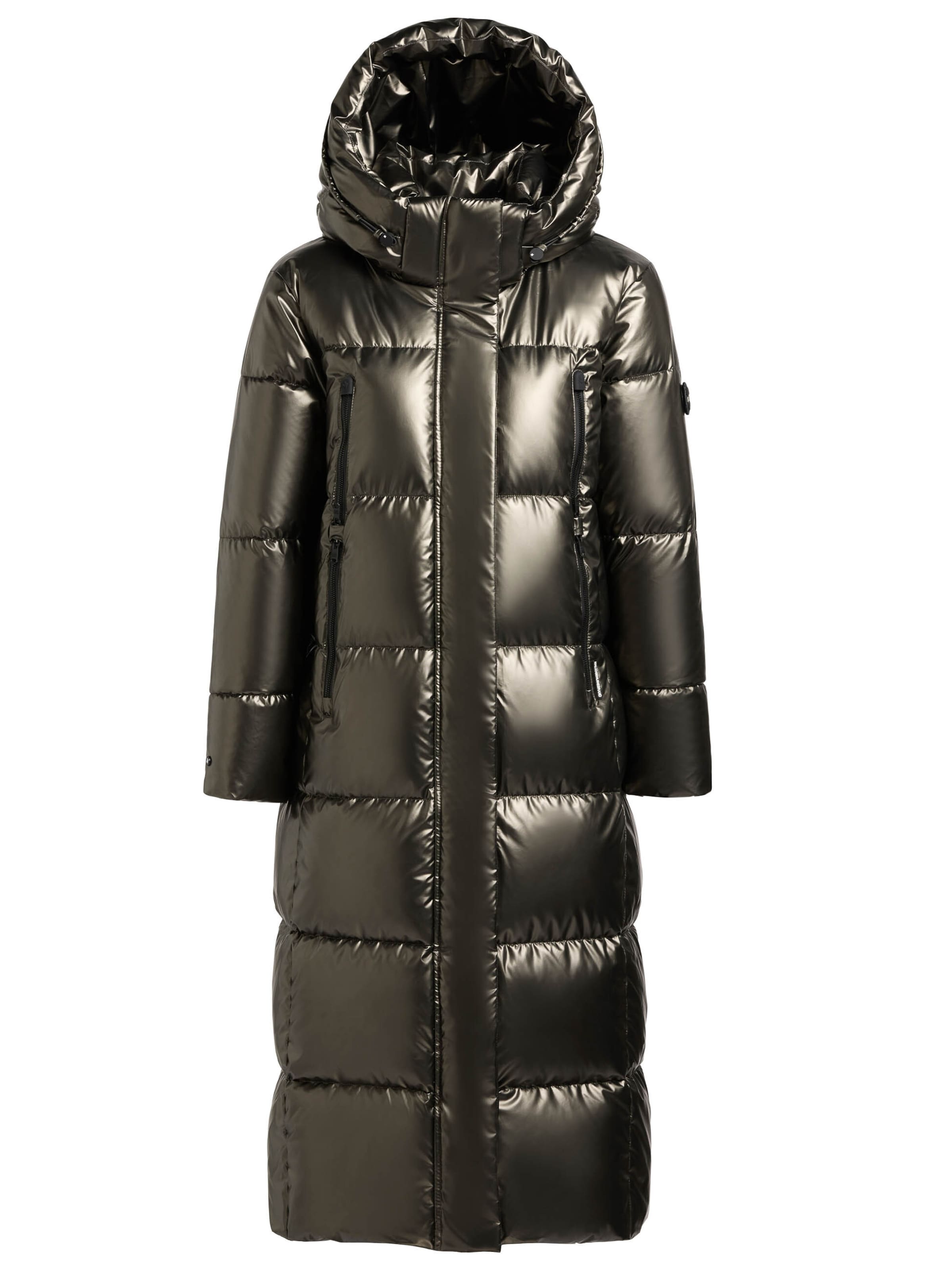 khujo Χειμερινό παλτό &#x27;Rubina2 Shiny&#x27; σε καφέ: μπροστά