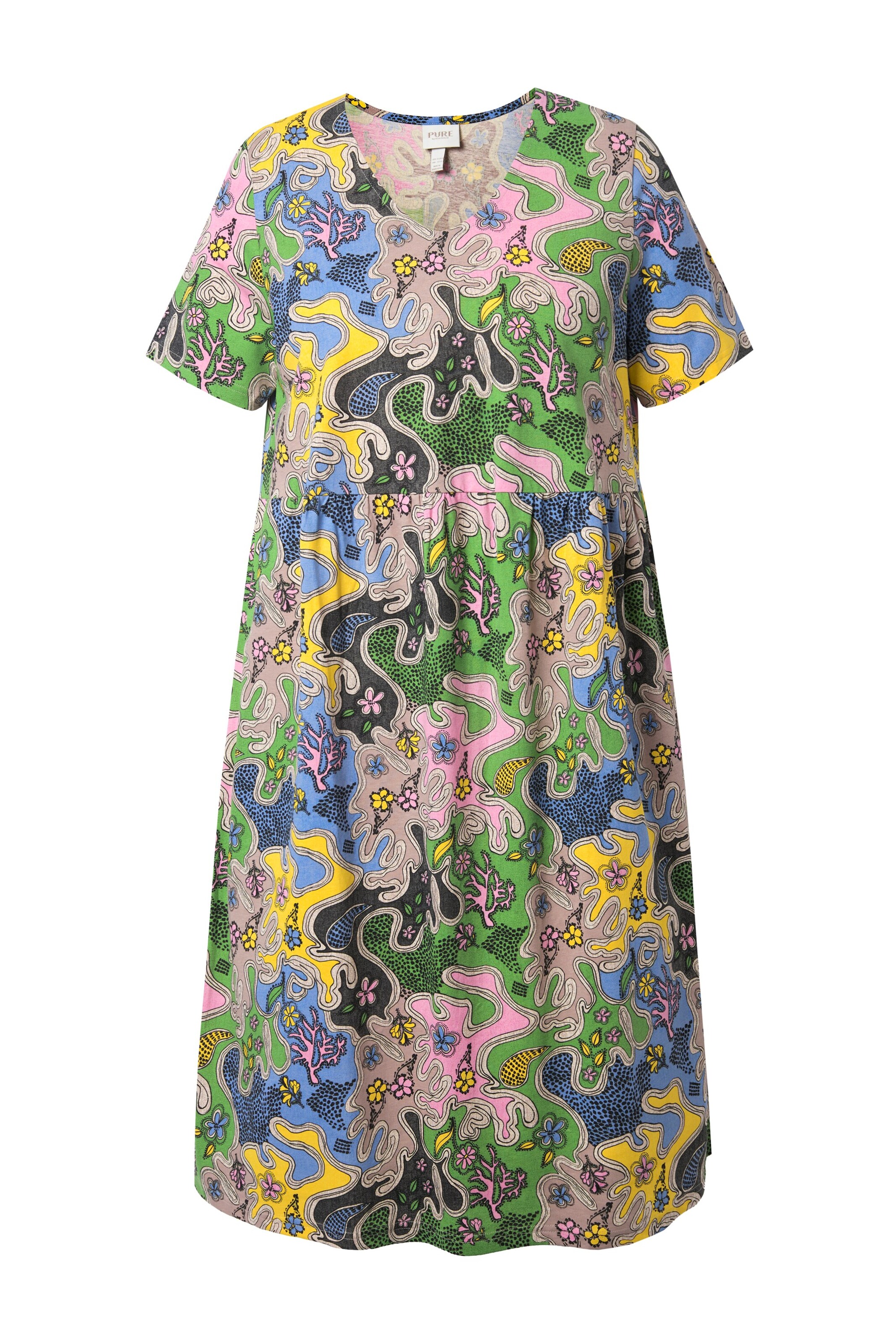 Ulla Popken Kleid in Mischfarben: Vorderseite