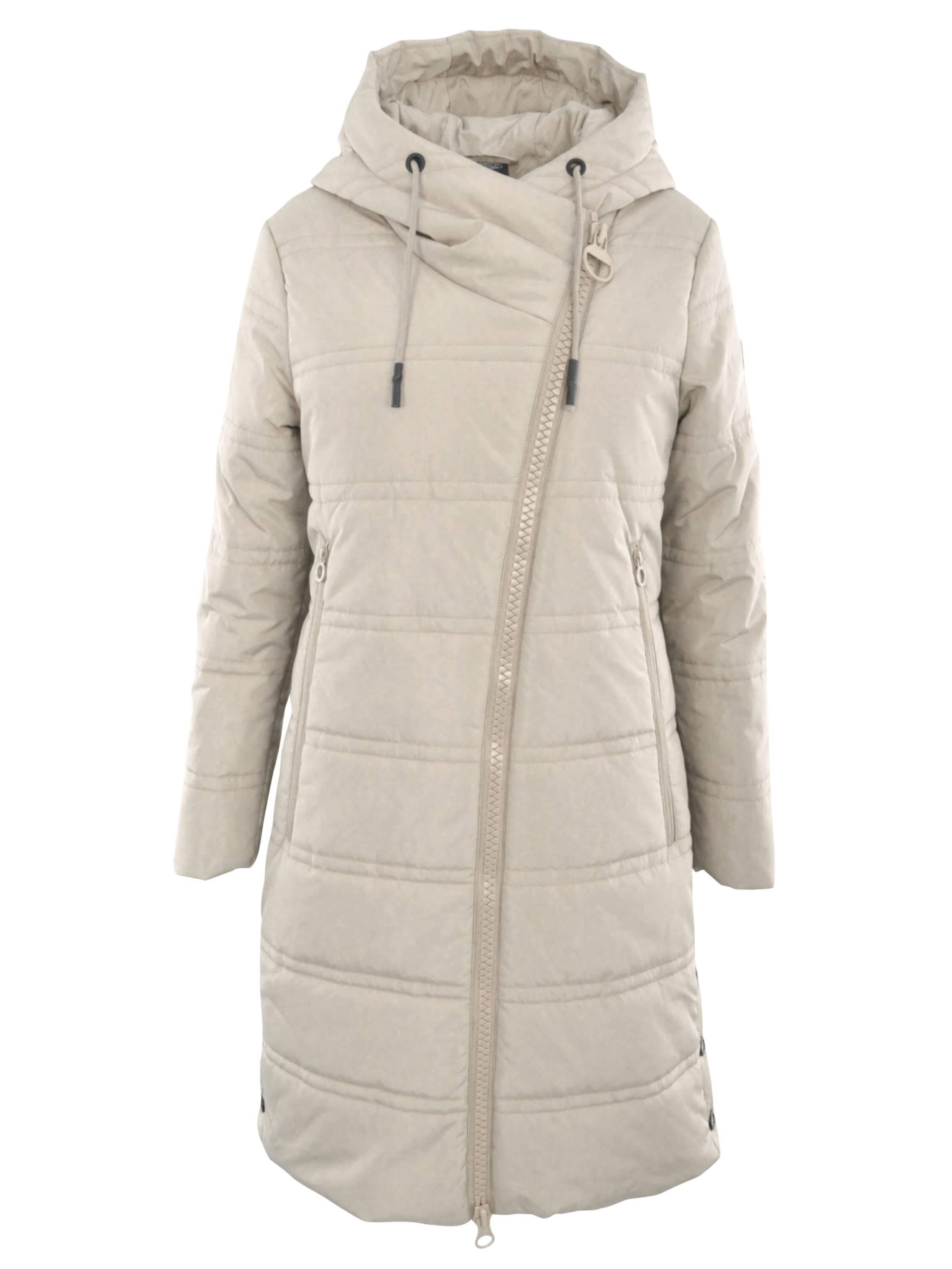 Navigazione Wintermantel in Beige: voorkant