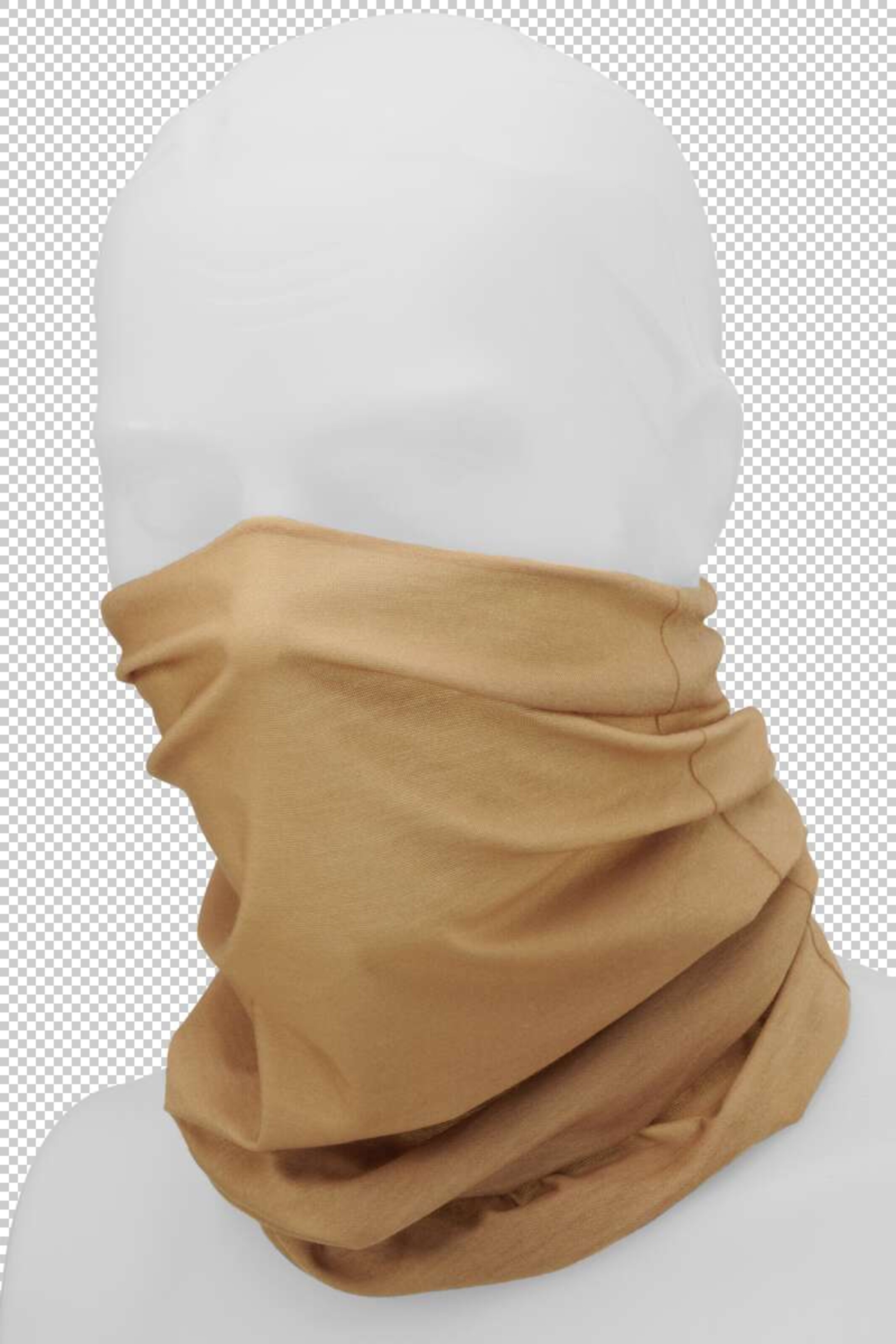 Brandit Loop scarf in Beige: front