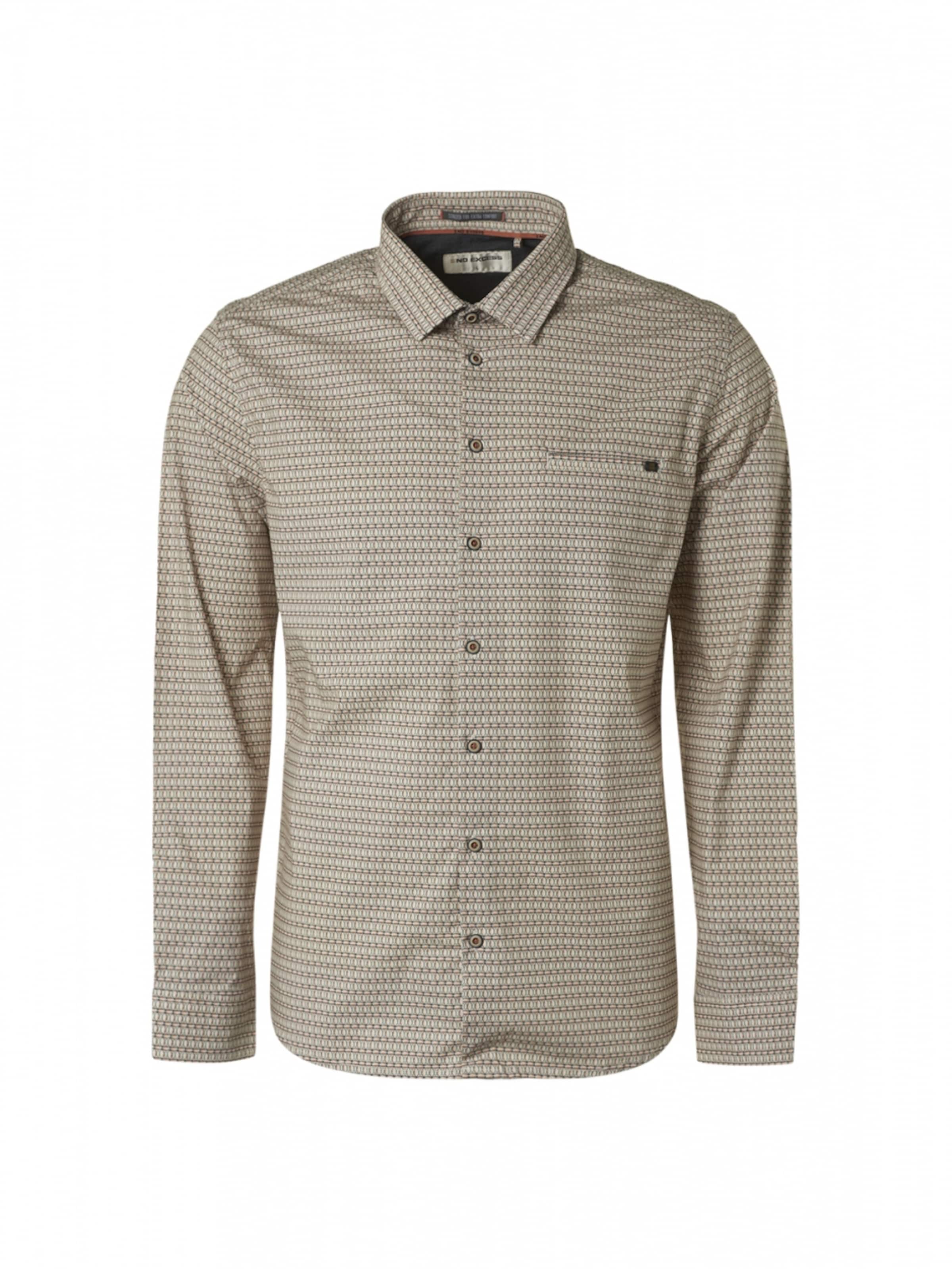 No Excess Button Up Shirt in Light beige / Greige / Jade / Apricot, Item view