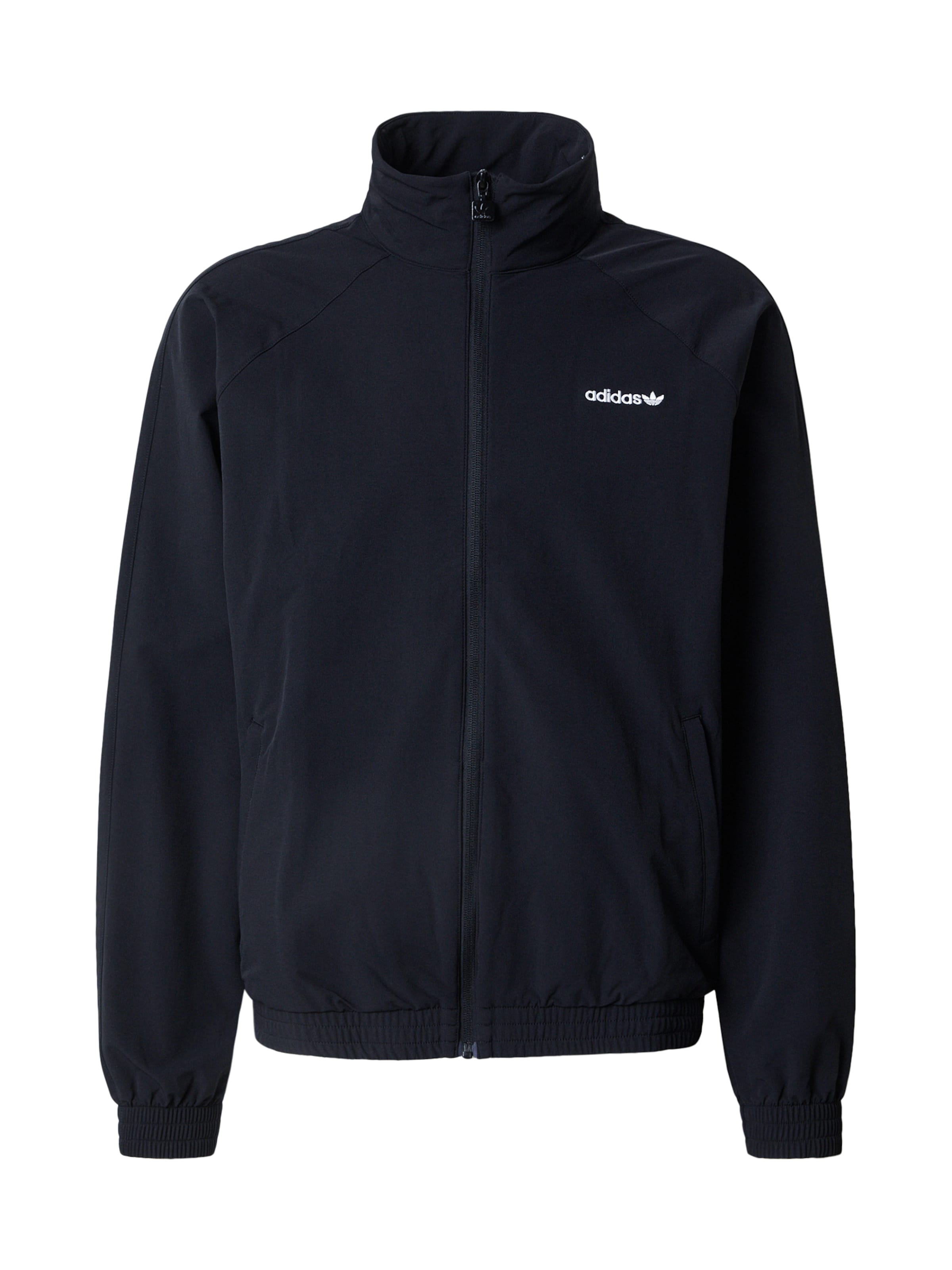 juoda ADIDAS ORIGINALS Demisezoninė striukė: priekis