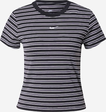T-shirt Nike Sportswear en noir : devant