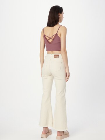 évasé Jean 'Nat' Noisy may en beige