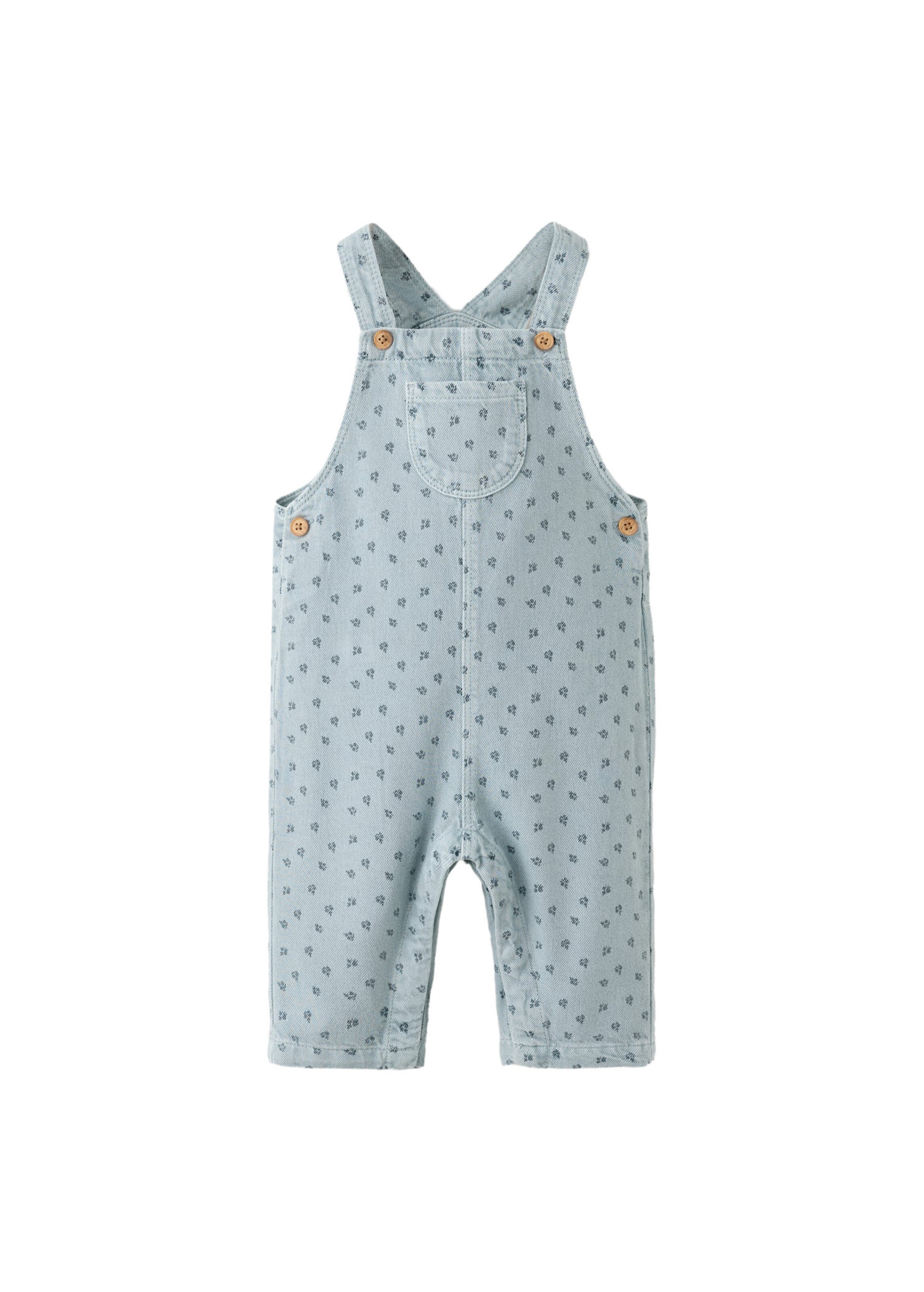 MANGO KIDS Overalls 'NOAH' i 68 i navy / lyseblå, Produktvisning