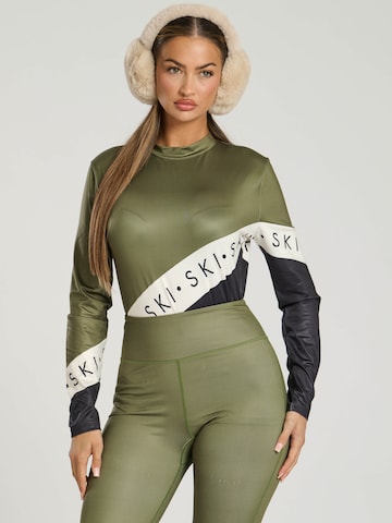 T-shirt fonctionnel South Beach en vert : devant