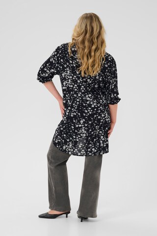 KAFFE CURVE Blouse 'Sonna' in Zwart
