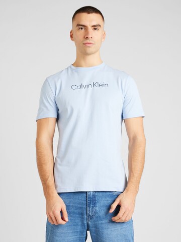 Calvin Klein T-Shirt 'Degrade' in Blau: predná strana
