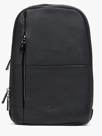 Estro Shopper '9186' in Black: front
