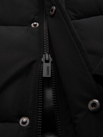 Ombre Winter Jacket 'OM-JALJ-0309' in Black