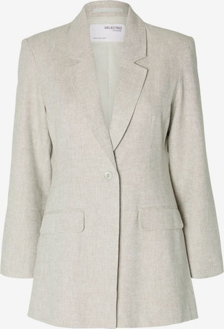 Blazer SELECTED FEMME en gris : devant