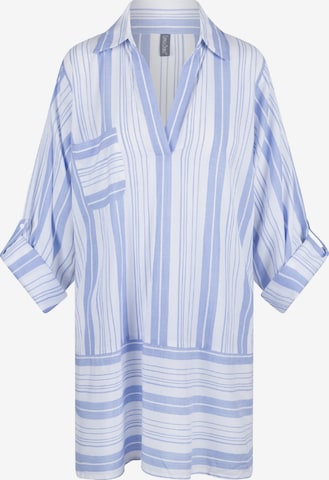 LingaDore Pajama Shirt in Blue: front