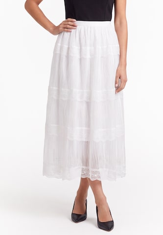 usha BLACK LABEL Skirt in White: front
