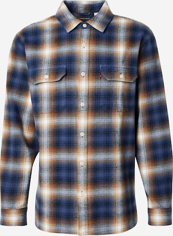 mėlyna LEVI'S ® Standartinis modelis Marškiniai 'Jackson Worker Overshirt': priekis