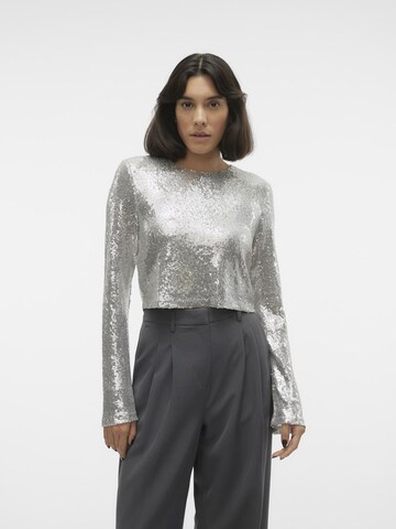 VERO MODA Bluse in Silber: predná strana