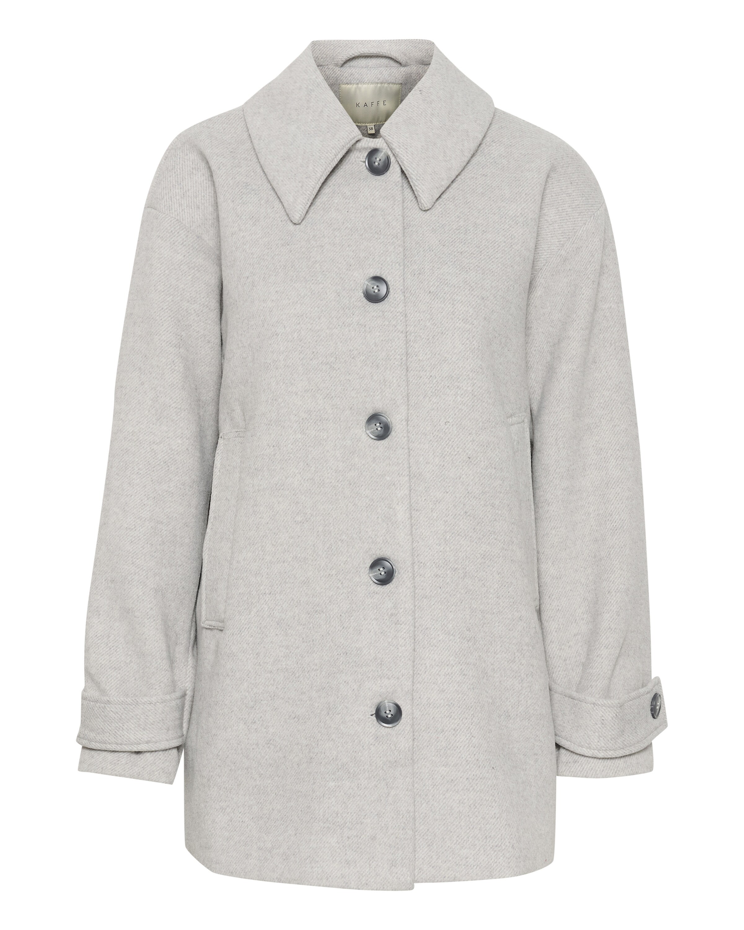 Kaffe Tussenmantel 'Maja' in Grijs: voorkant