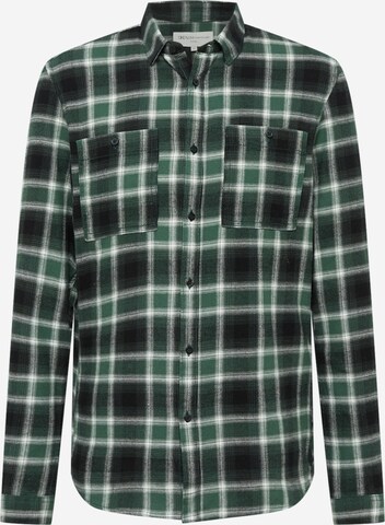 Chemise TOM TAILOR DENIM en vert : devant