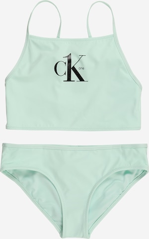 Calvin Klein Swimwear Bikini värissä vihreä: edessä