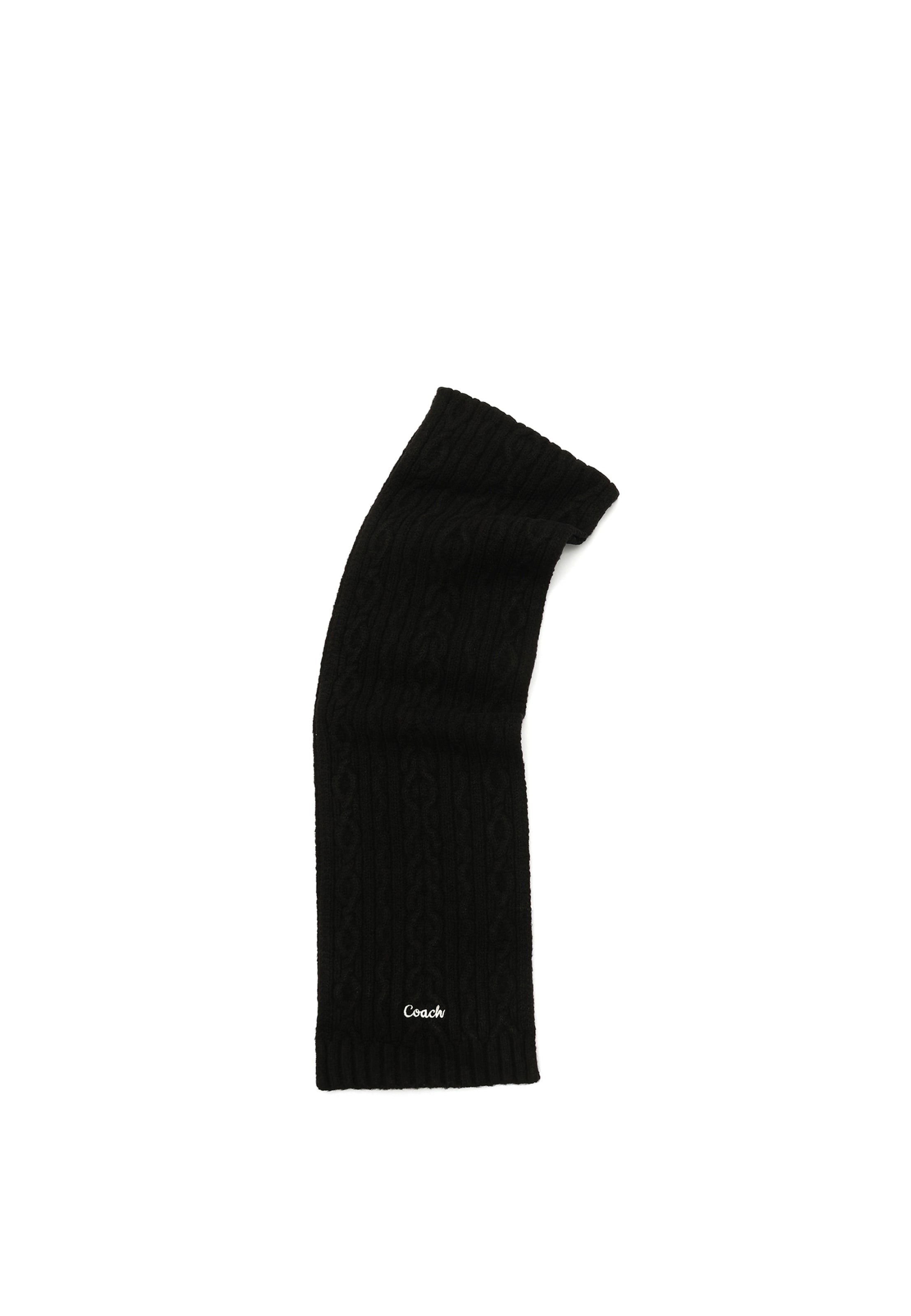 Écharpe COACH en noir : devant
