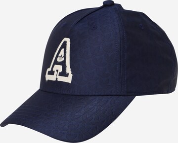 Cappello da baseball 'Trefoil Jacquard Monogram' di ADIDAS ORIGINALS in blu: frontale