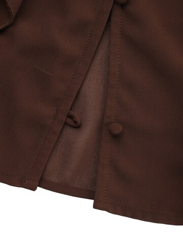 LapaPlus Bluse in Braun