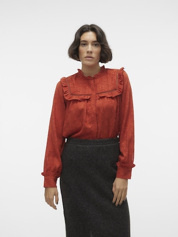 VERO MODA Blouse in Rood: voorkant