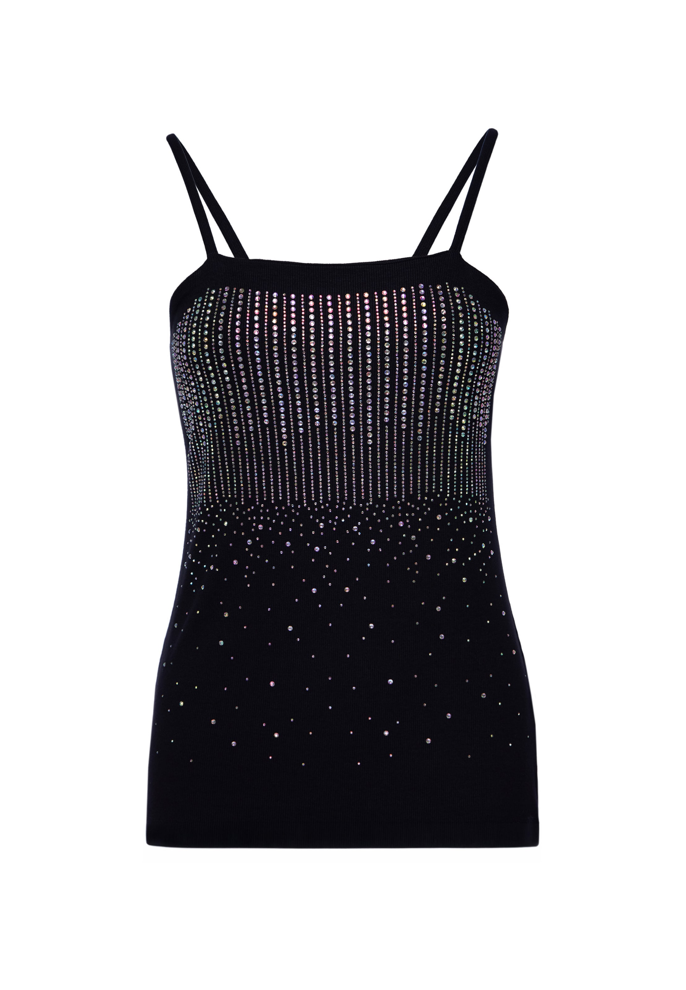 Haut usha BLACK LABEL en noir : devant