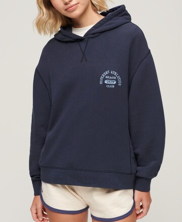 Sweat-shirt 'Athletic Essentials' Superdry en bleu