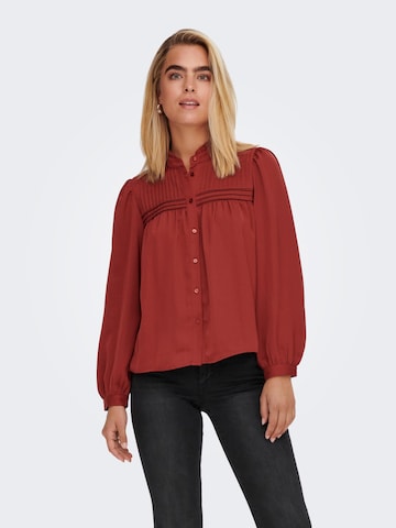 ONLY - Blusa 'Molly' en marrón: frente