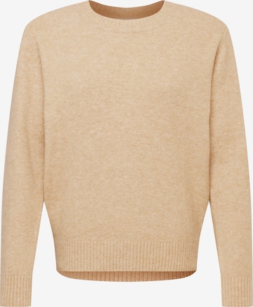 Pull-over 'Jarno' ABOUT YOU x Kevin Trapp en beige : devant
