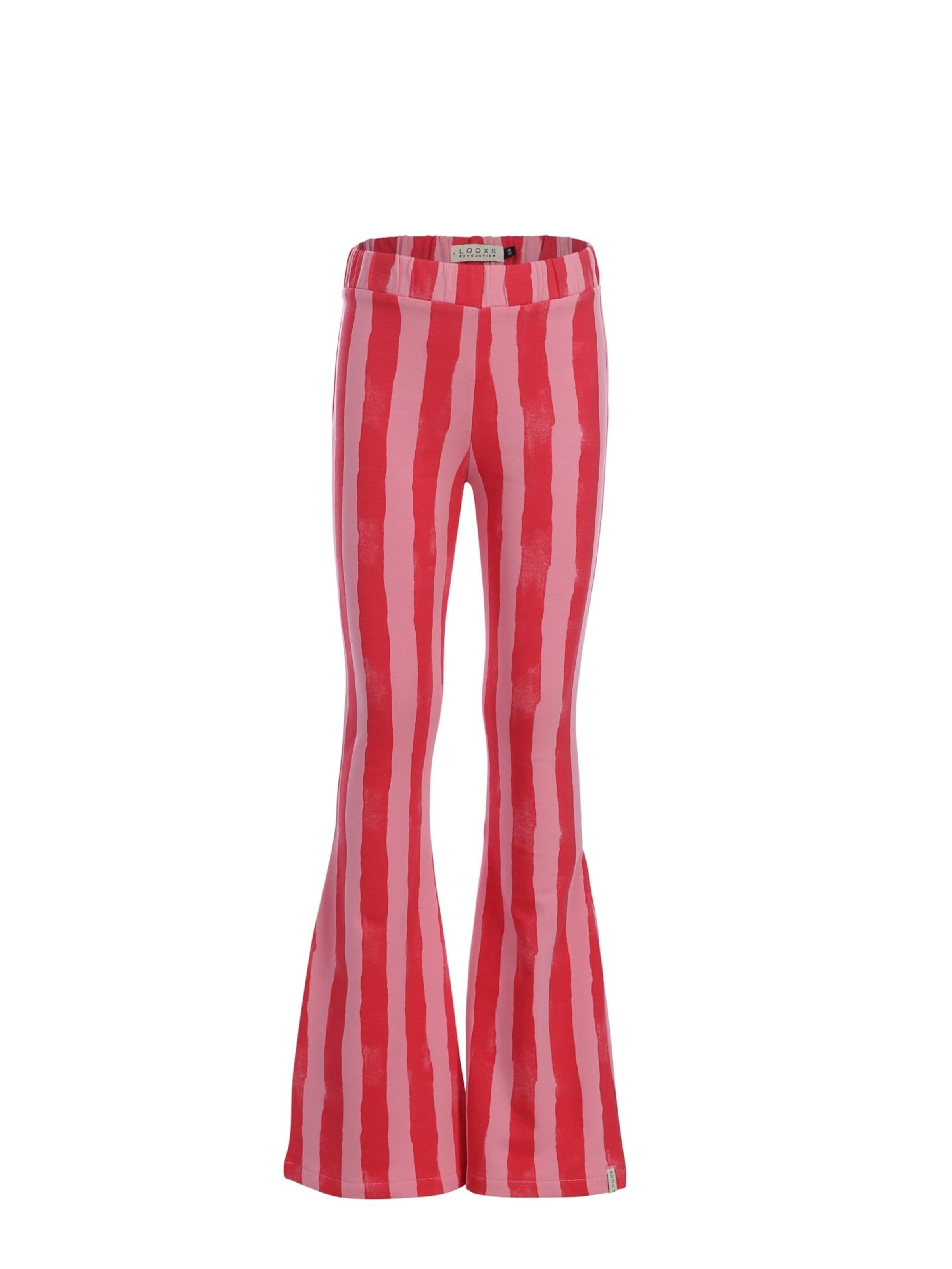 Looxs Revolution Flared Broek in Rood: voorkant