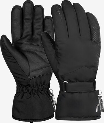 REUSCH Athletic Gloves 'Lea' in Black: front