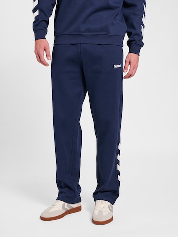 Regular Pantalon de sport Hummel en bleu : devant
