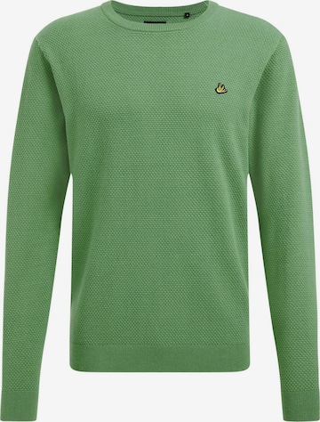 WE Fashion Sweater in Green: front