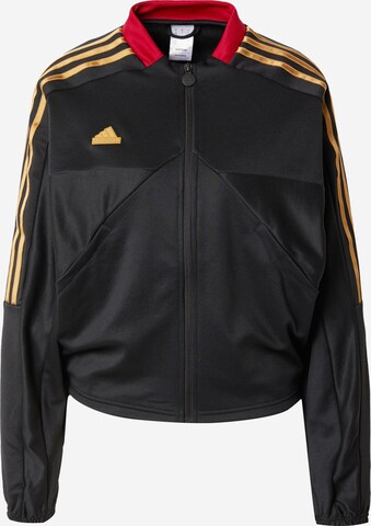 ADIDAS SPORTSWEAR Sports jacket 'TIRO' in Black: front