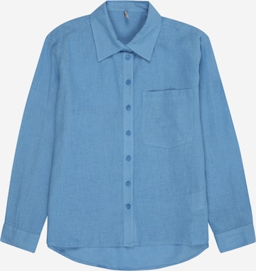 Camicia da donna 'KOGTOKYO' di ONLY GIRLS in blu: frontale