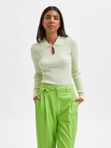 SELECTED FEMME Sweater 'Raya' in Green: front