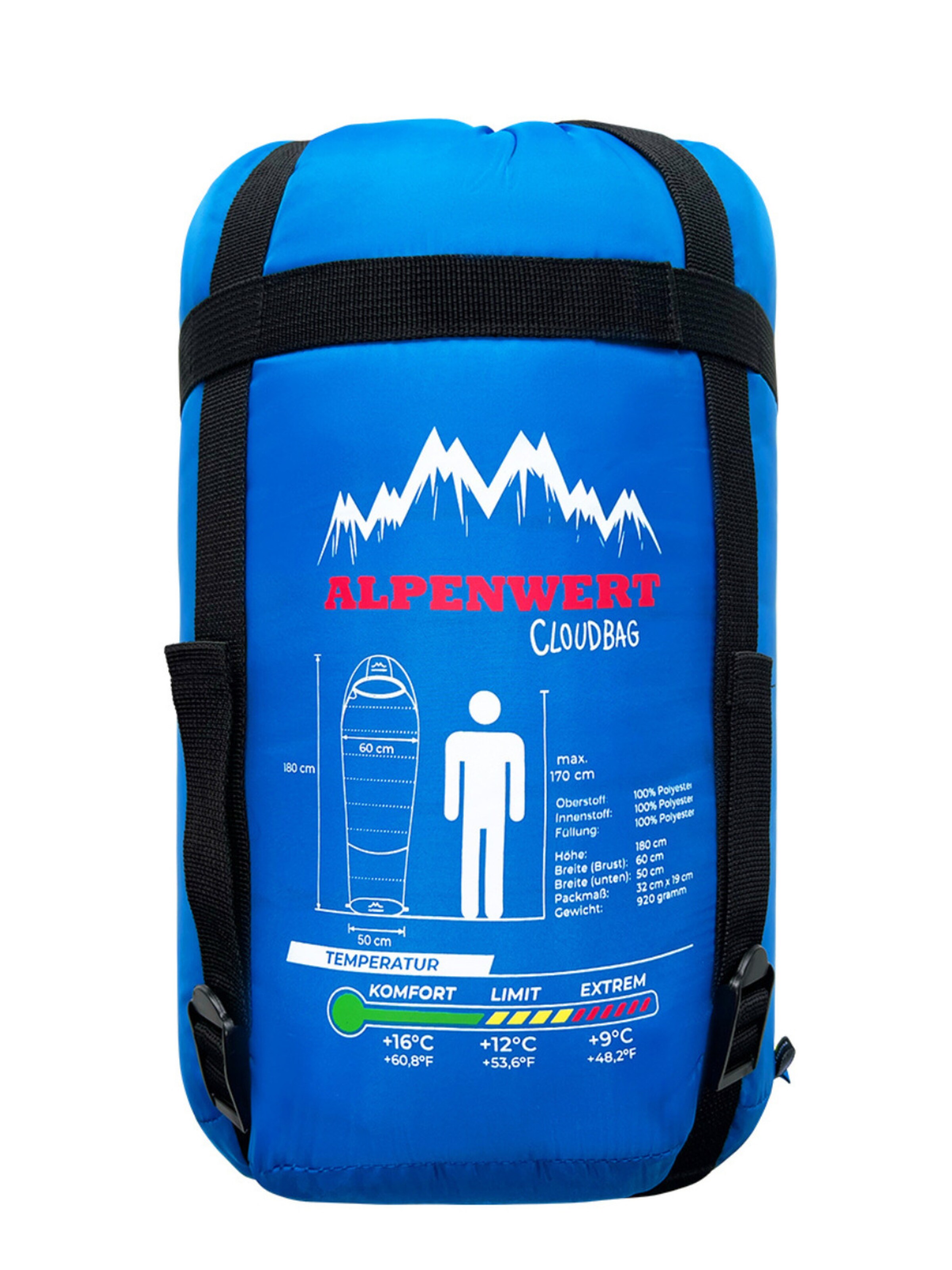 Alpenwert Schlafsack‌‌‌‌ in Blau