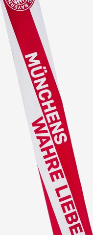 FC BAYERN MÜNCHEN Sports Scarf 'FC Bayern München Rot & Weiß' in Red