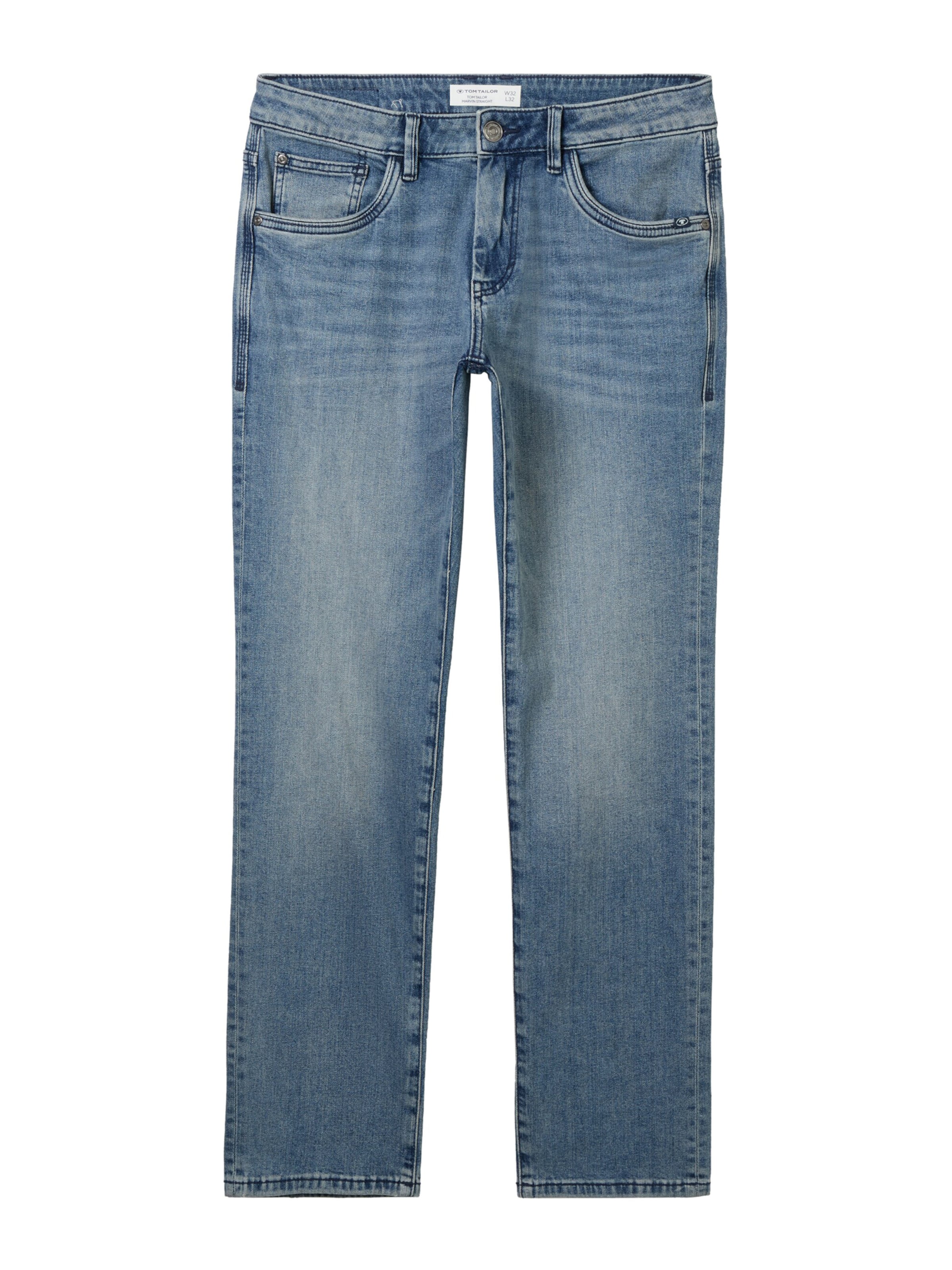 TOM TAILOR Jeans 'Marvin' in Blue: front