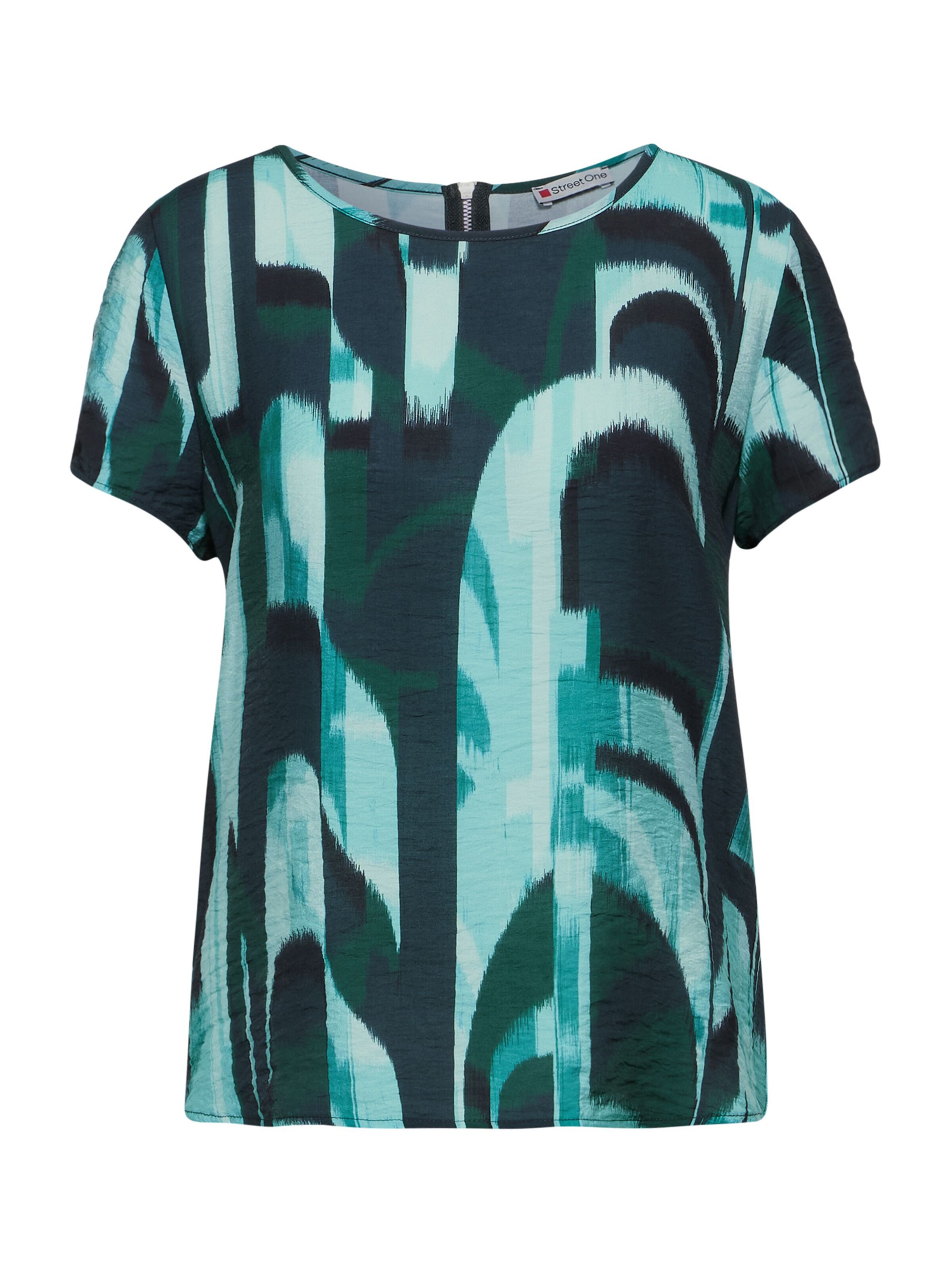 T-shirt STREET ONE en vert : devant