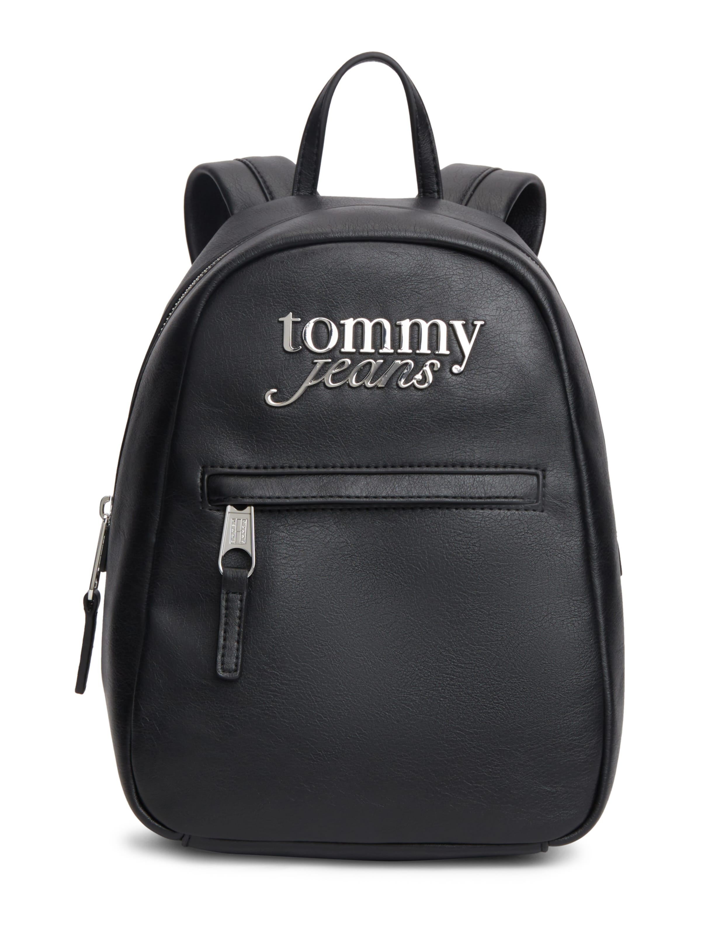 Tommy Jeans - Mochila 'BOLD' em preto: frente