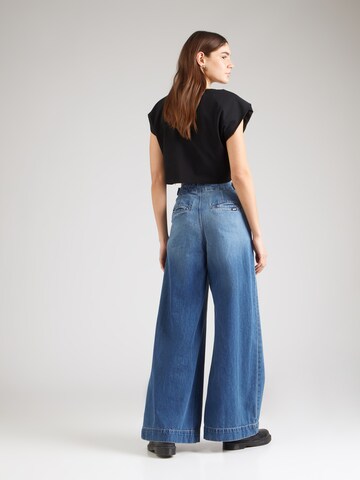 BOSS Wide Leg Jeans 'ZEPHYRUS' in Blau