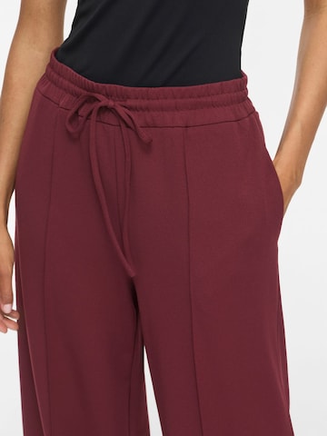 VILA Wide leg Broek 'VIClua' in Rood