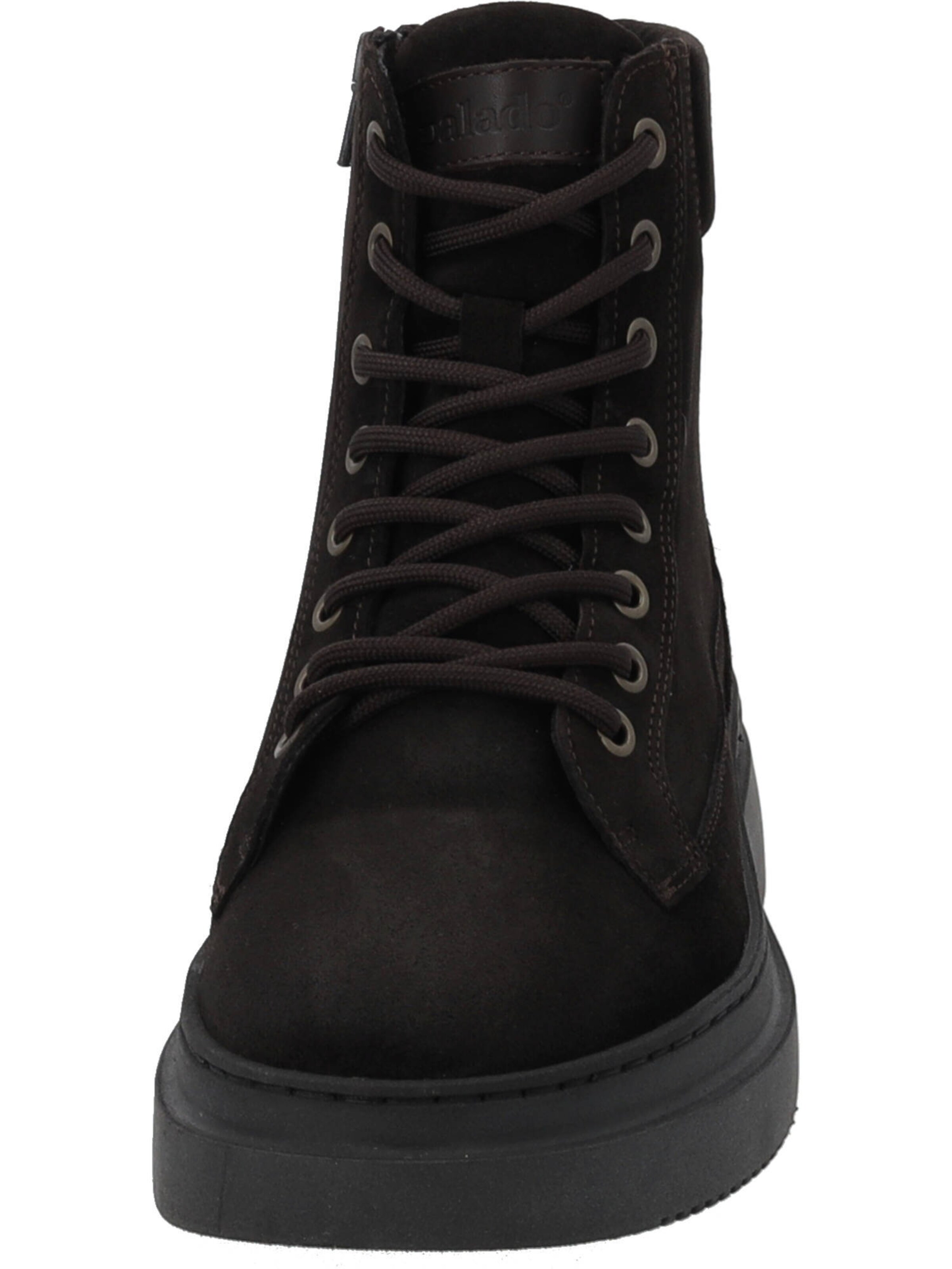 Bocanci cu șireturi 'Davlis' de la Palado pe negru