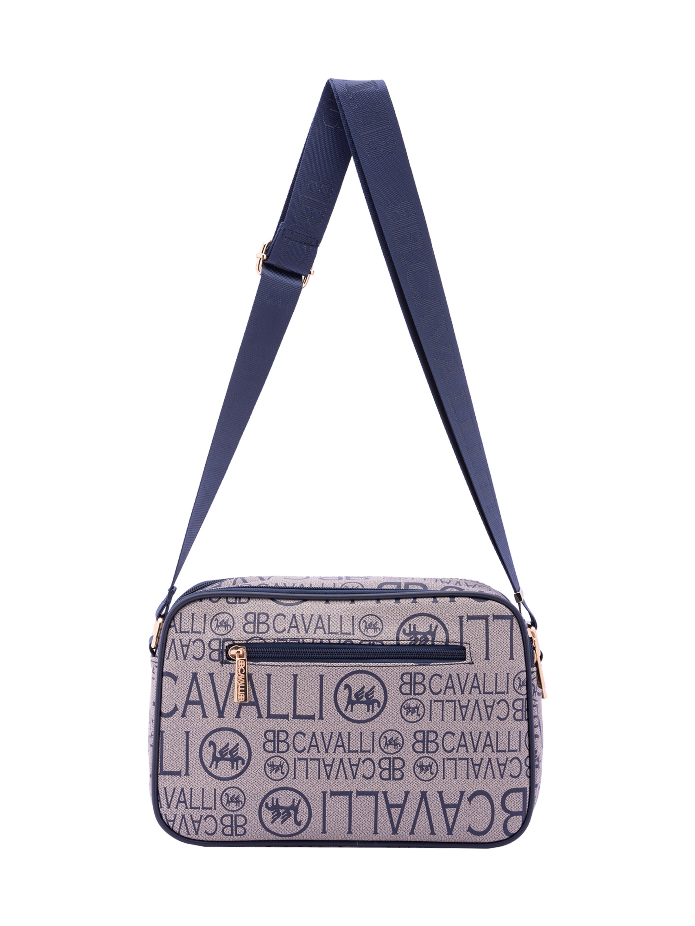 Borsa a tracolla 'Borsa a Tracolla B Cavalli Donna con Zip e Tasche Regolabile 29x18x12 cm' di B. Cavalli in blu