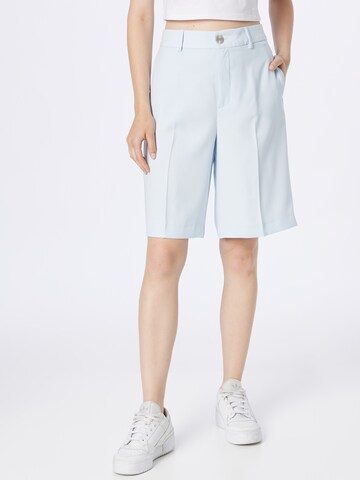 Wide leg Pantaloni con piega frontale di MOS MOSH in blu: frontale