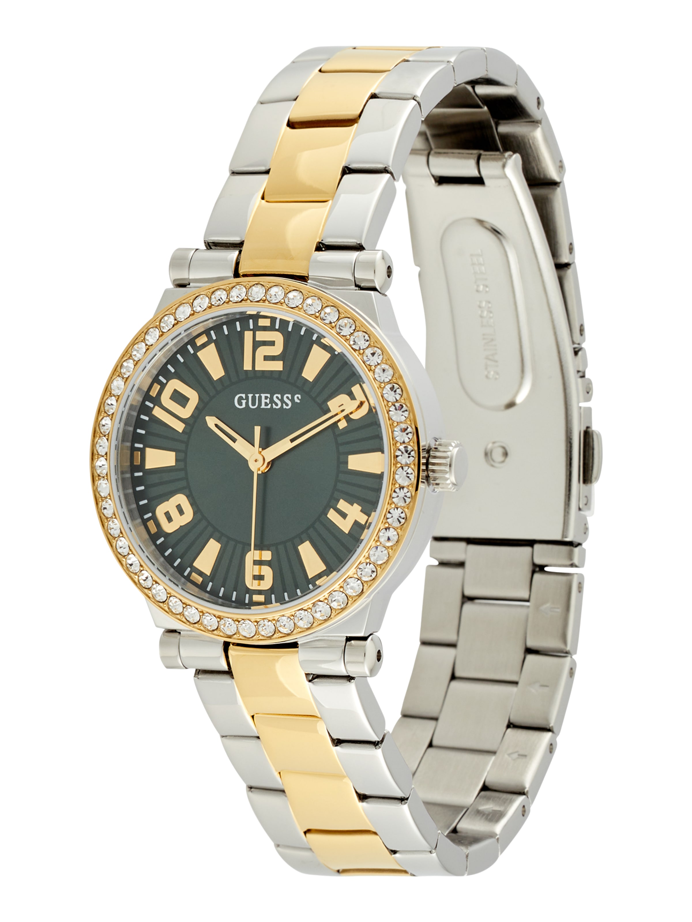 GUESS Analog watch 'Fawn' in Gold: front