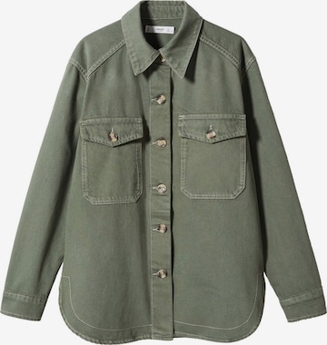 Veste mi-saison MANGO en vert : devant