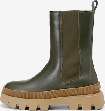 Marc O'Polo Chelsea boots in Groen: voorkant